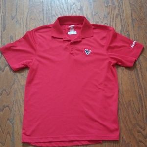 Reebok Red Texan Polo Shirt Size S